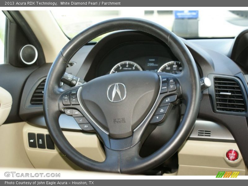 White Diamond Pearl / Parchment 2013 Acura RDX Technology