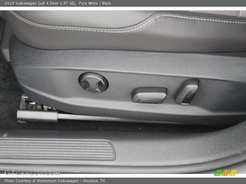 Pure White / Black 2015 Volkswagen Golf 4 Door 1.8T SEL
