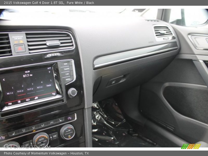Pure White / Black 2015 Volkswagen Golf 4 Door 1.8T SEL