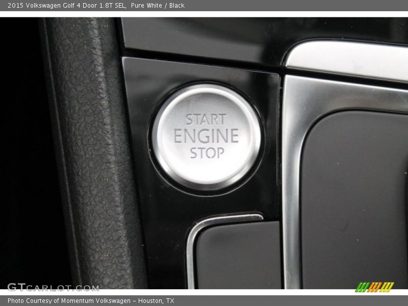 Pure White / Black 2015 Volkswagen Golf 4 Door 1.8T SEL