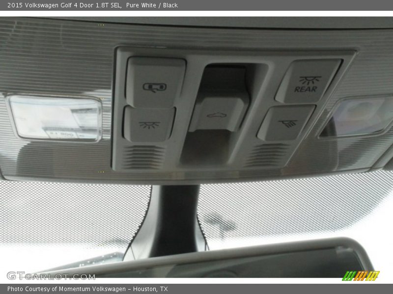 Pure White / Black 2015 Volkswagen Golf 4 Door 1.8T SEL