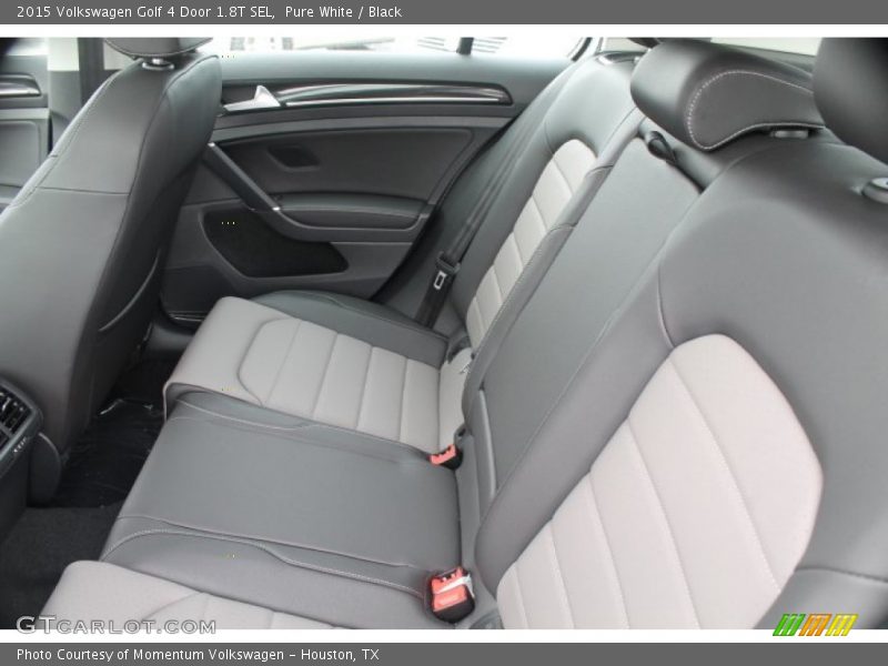 Pure White / Black 2015 Volkswagen Golf 4 Door 1.8T SEL