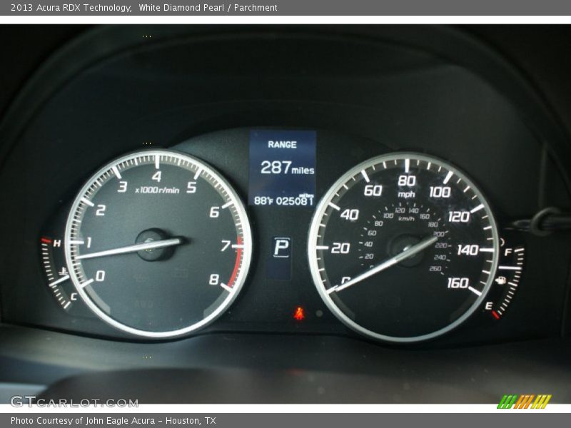 White Diamond Pearl / Parchment 2013 Acura RDX Technology