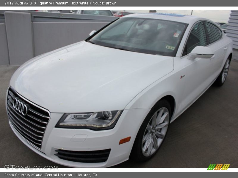 Ibis White / Nougat Brown 2012 Audi A7 3.0T quattro Premium