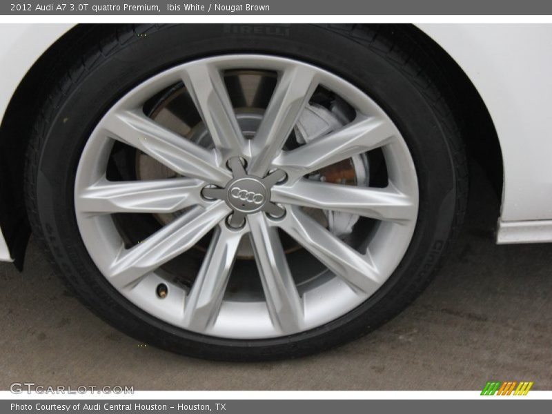 Ibis White / Nougat Brown 2012 Audi A7 3.0T quattro Premium