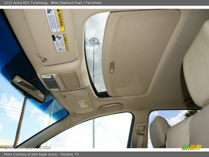 White Diamond Pearl / Parchment 2013 Acura RDX Technology