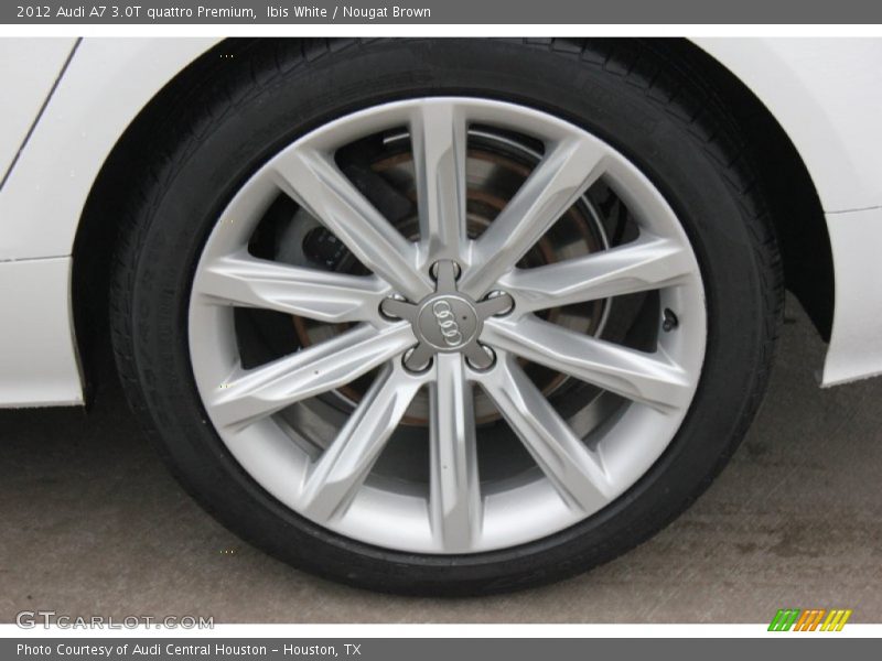 Ibis White / Nougat Brown 2012 Audi A7 3.0T quattro Premium