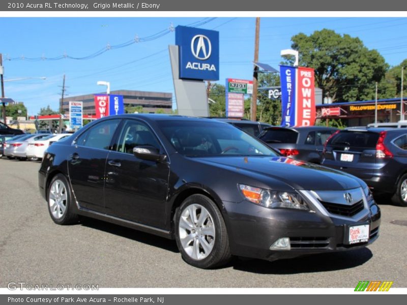 Grigio Metallic / Ebony 2010 Acura RL Technology