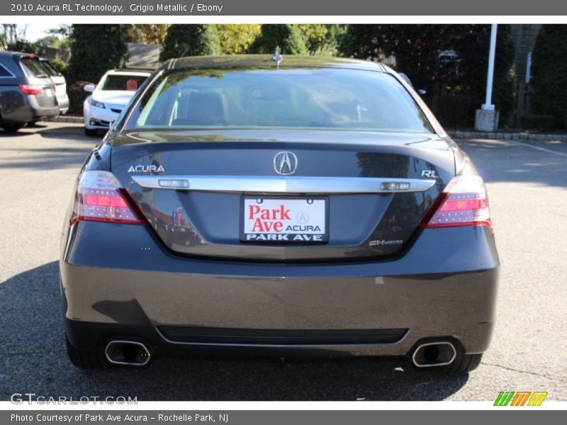 Grigio Metallic / Ebony 2010 Acura RL Technology