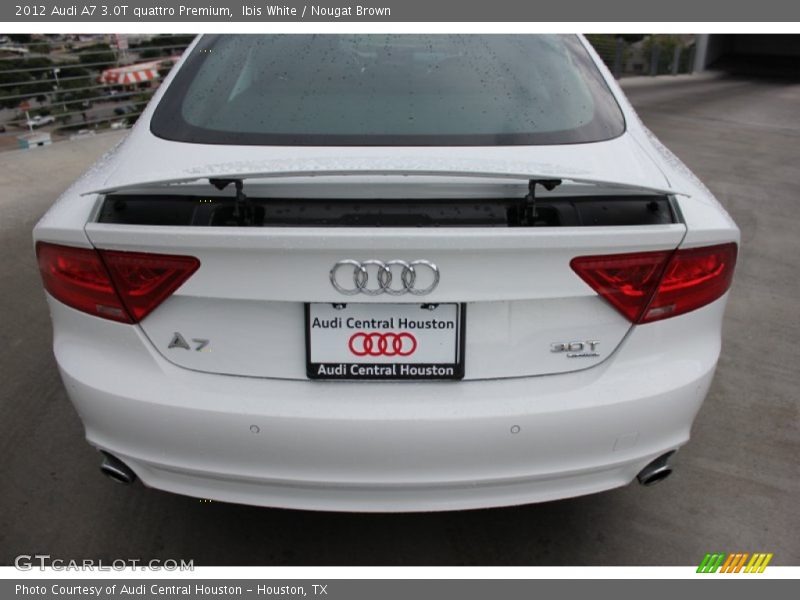 Ibis White / Nougat Brown 2012 Audi A7 3.0T quattro Premium