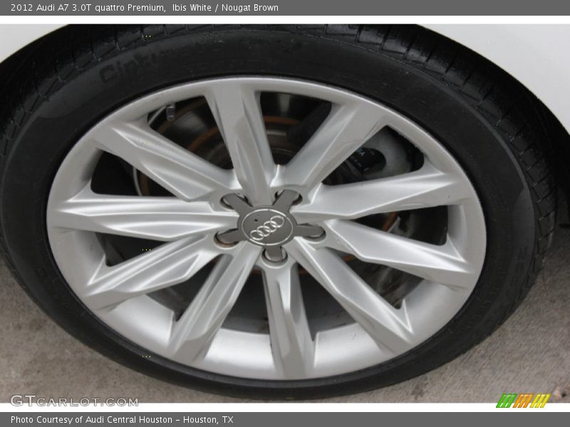 Ibis White / Nougat Brown 2012 Audi A7 3.0T quattro Premium
