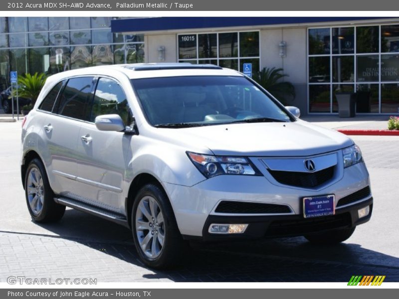 Palladium Metallic / Taupe 2012 Acura MDX SH-AWD Advance