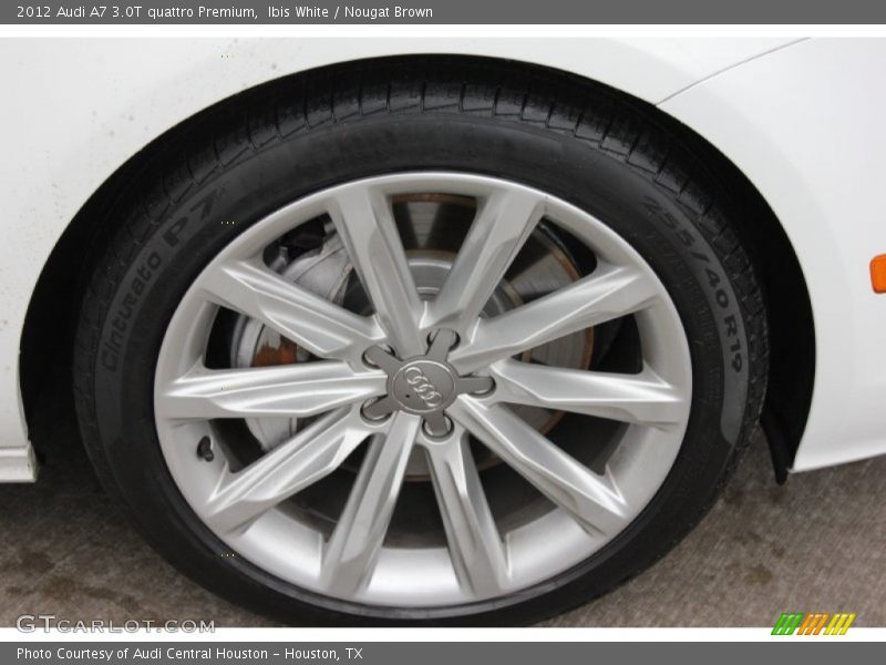 Ibis White / Nougat Brown 2012 Audi A7 3.0T quattro Premium