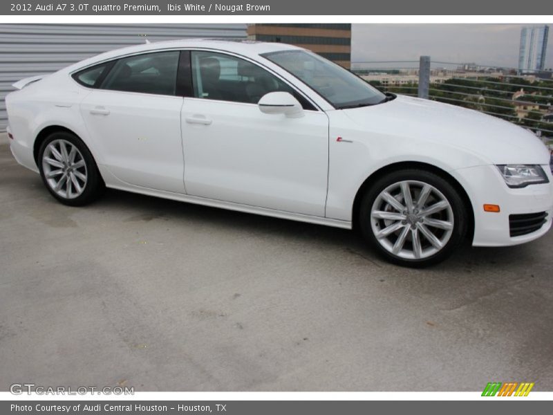 Ibis White / Nougat Brown 2012 Audi A7 3.0T quattro Premium