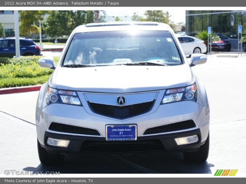Palladium Metallic / Taupe 2012 Acura MDX SH-AWD Advance