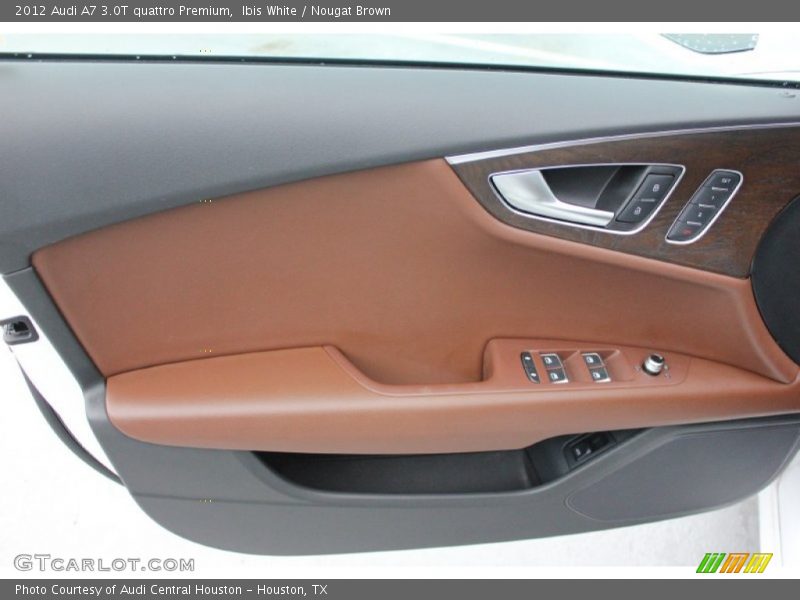 Ibis White / Nougat Brown 2012 Audi A7 3.0T quattro Premium