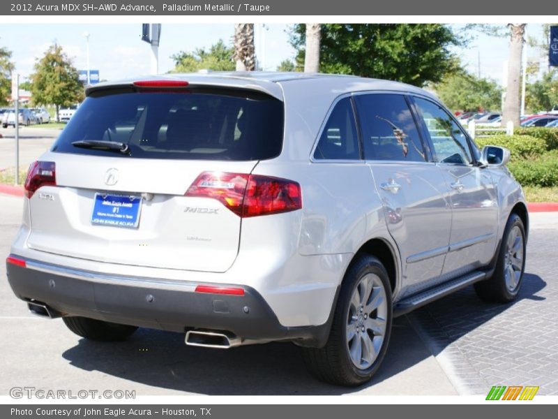 Palladium Metallic / Taupe 2012 Acura MDX SH-AWD Advance
