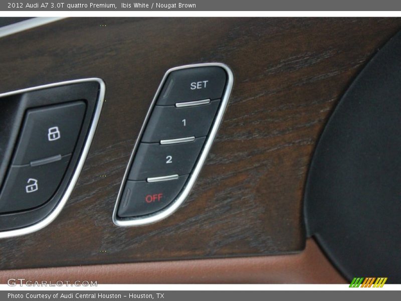 Ibis White / Nougat Brown 2012 Audi A7 3.0T quattro Premium