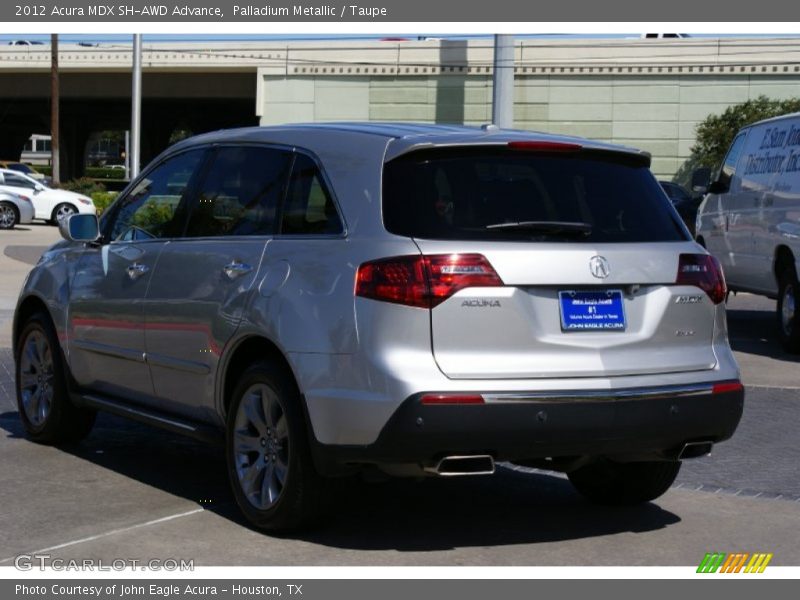 Palladium Metallic / Taupe 2012 Acura MDX SH-AWD Advance