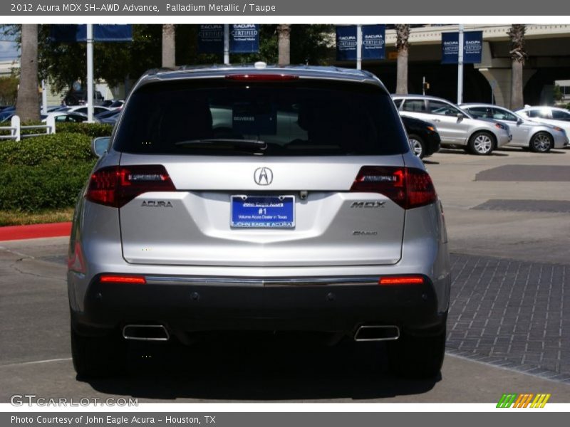 Palladium Metallic / Taupe 2012 Acura MDX SH-AWD Advance