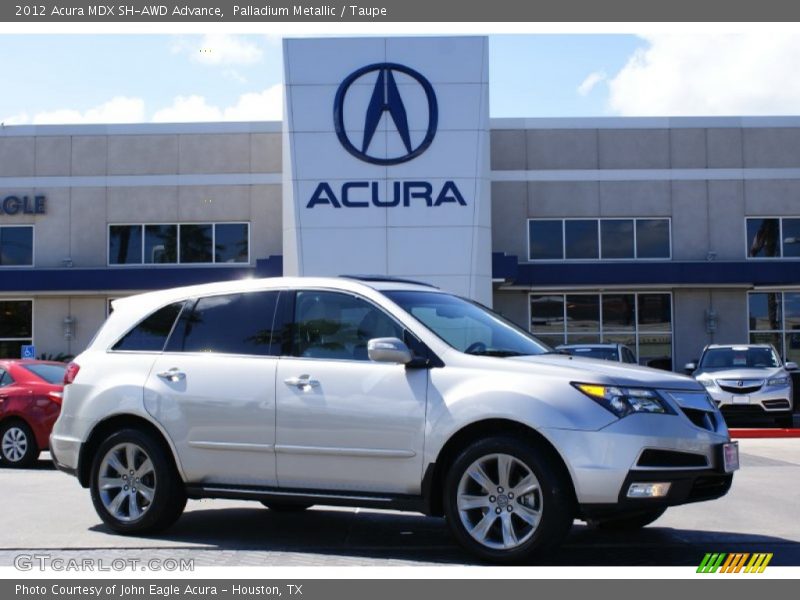 Palladium Metallic / Taupe 2012 Acura MDX SH-AWD Advance