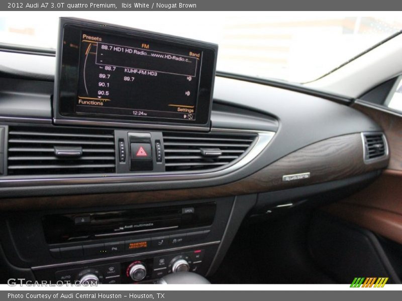 Ibis White / Nougat Brown 2012 Audi A7 3.0T quattro Premium