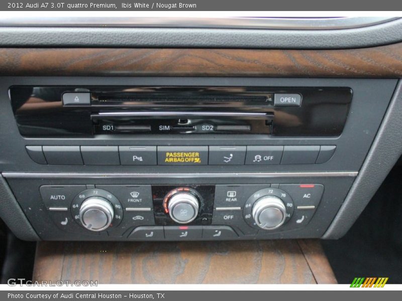 Ibis White / Nougat Brown 2012 Audi A7 3.0T quattro Premium