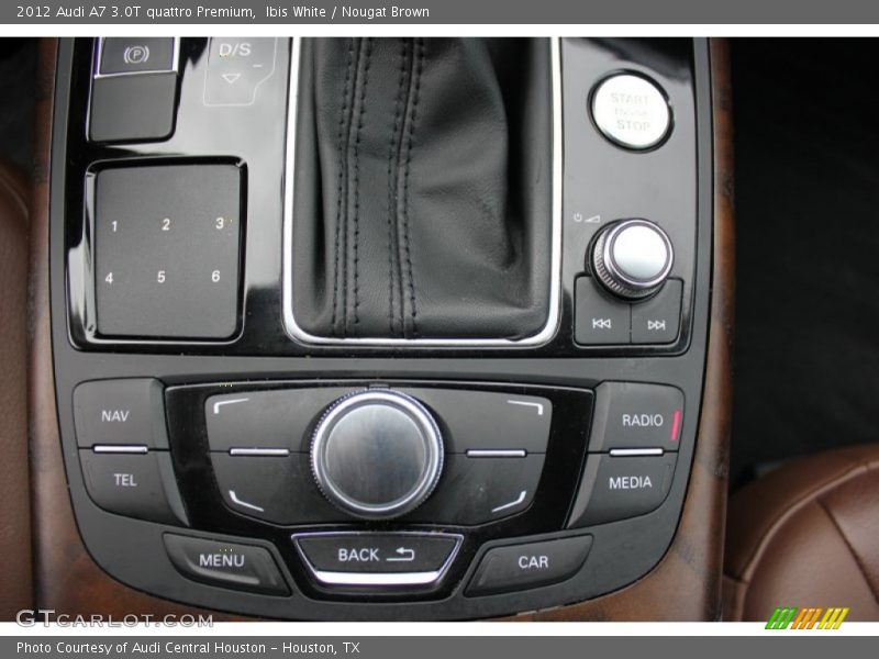 Ibis White / Nougat Brown 2012 Audi A7 3.0T quattro Premium