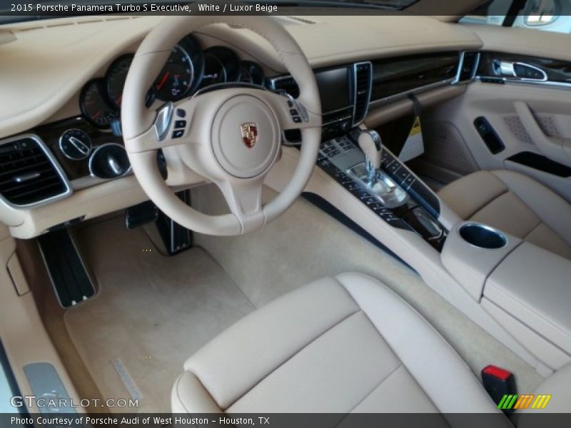 Luxor Beige Interior - 2015 Panamera Turbo S Executive 