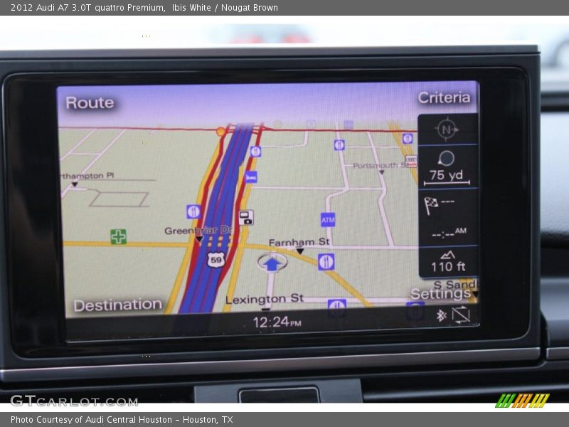 Ibis White / Nougat Brown 2012 Audi A7 3.0T quattro Premium