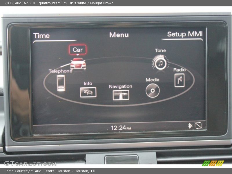Ibis White / Nougat Brown 2012 Audi A7 3.0T quattro Premium