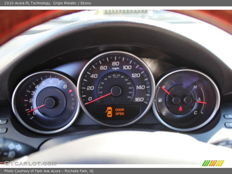Grigio Metallic / Ebony 2010 Acura RL Technology