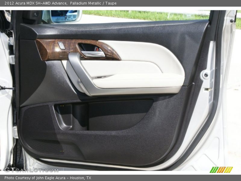 Palladium Metallic / Taupe 2012 Acura MDX SH-AWD Advance
