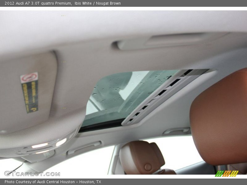 Ibis White / Nougat Brown 2012 Audi A7 3.0T quattro Premium