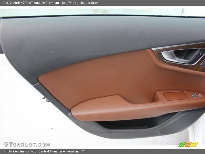 Ibis White / Nougat Brown 2012 Audi A7 3.0T quattro Premium