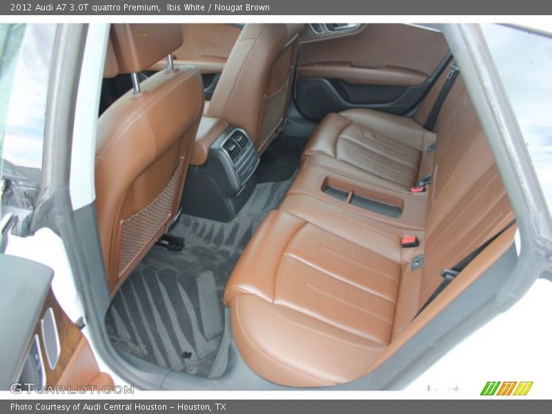 Ibis White / Nougat Brown 2012 Audi A7 3.0T quattro Premium