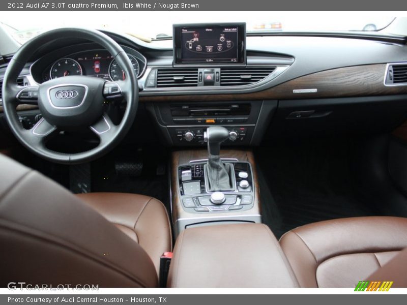 Ibis White / Nougat Brown 2012 Audi A7 3.0T quattro Premium