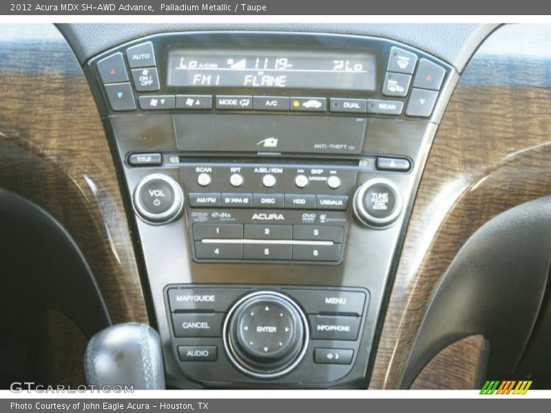 Palladium Metallic / Taupe 2012 Acura MDX SH-AWD Advance