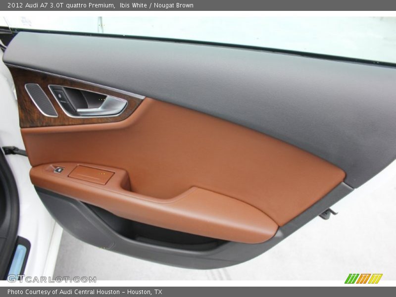 Ibis White / Nougat Brown 2012 Audi A7 3.0T quattro Premium