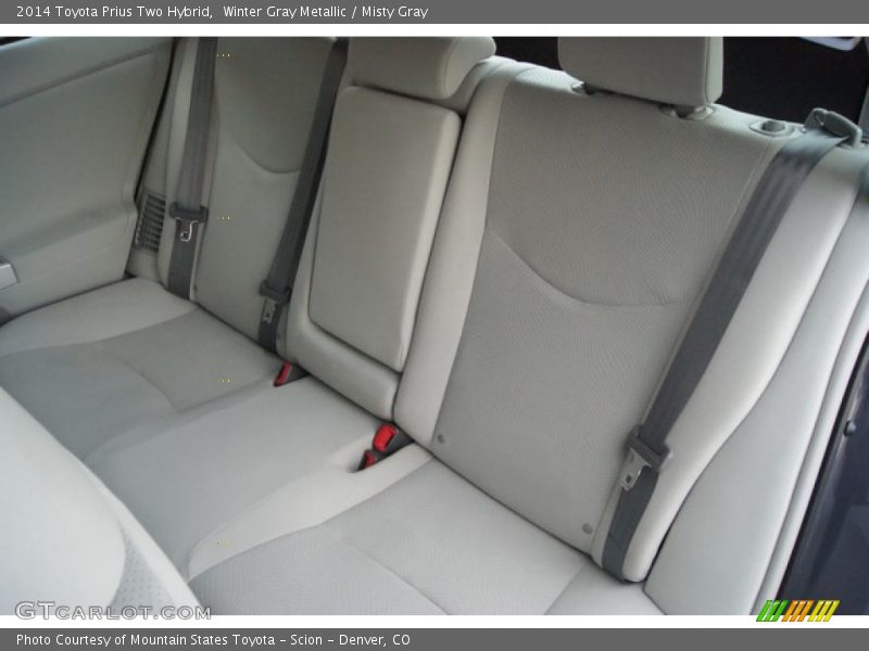 Winter Gray Metallic / Misty Gray 2014 Toyota Prius Two Hybrid