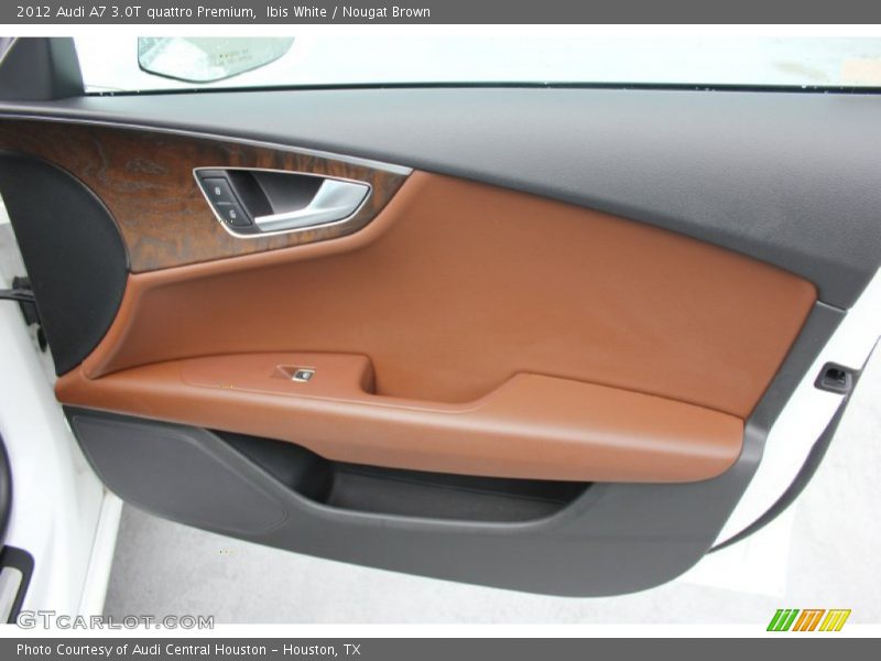 Ibis White / Nougat Brown 2012 Audi A7 3.0T quattro Premium