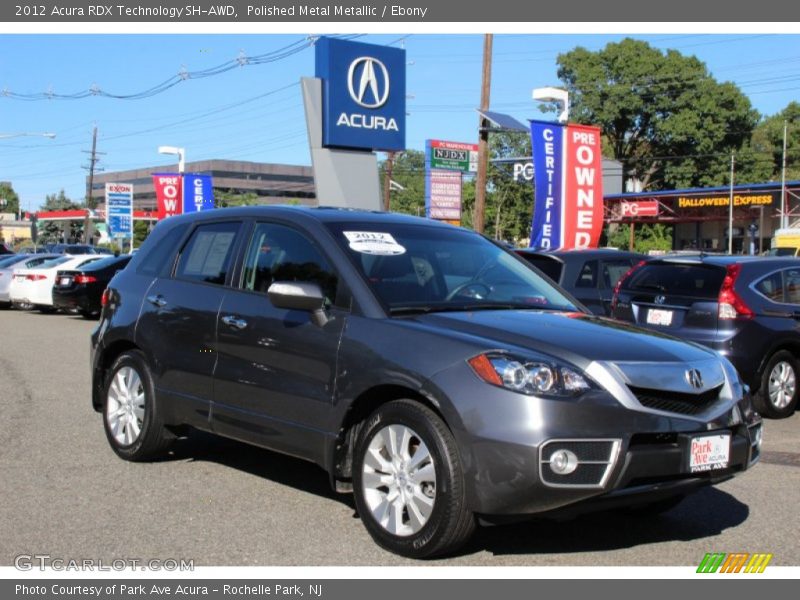 Polished Metal Metallic / Ebony 2012 Acura RDX Technology SH-AWD