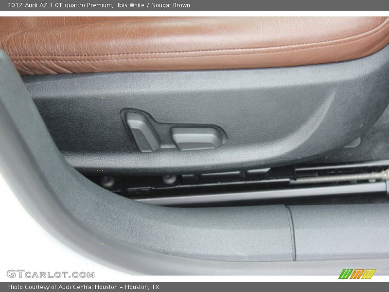 Ibis White / Nougat Brown 2012 Audi A7 3.0T quattro Premium