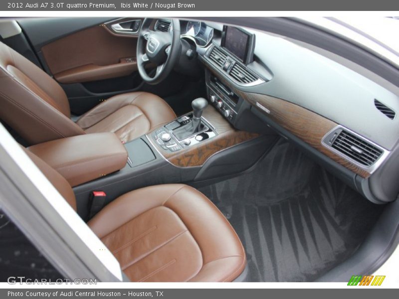 Ibis White / Nougat Brown 2012 Audi A7 3.0T quattro Premium