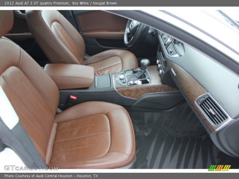 Ibis White / Nougat Brown 2012 Audi A7 3.0T quattro Premium