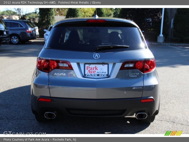 Polished Metal Metallic / Ebony 2012 Acura RDX Technology SH-AWD