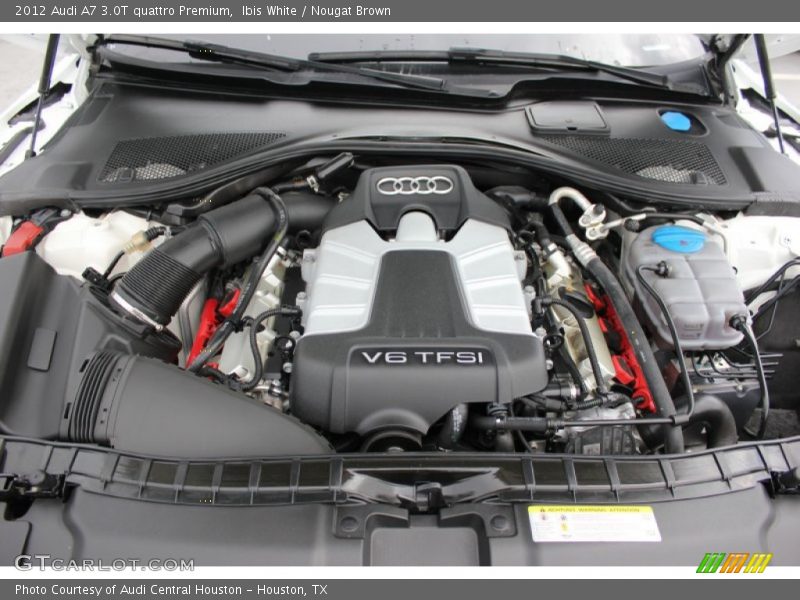 Ibis White / Nougat Brown 2012 Audi A7 3.0T quattro Premium