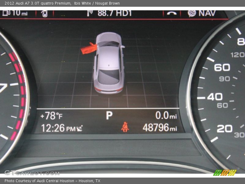 Ibis White / Nougat Brown 2012 Audi A7 3.0T quattro Premium