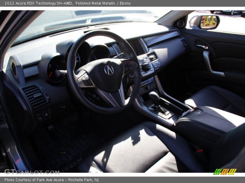Polished Metal Metallic / Ebony 2012 Acura RDX Technology SH-AWD