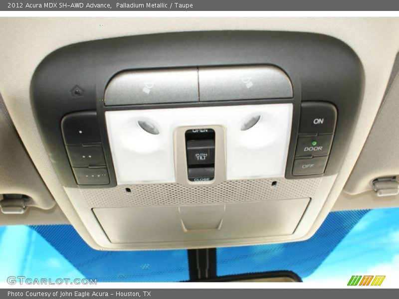 Palladium Metallic / Taupe 2012 Acura MDX SH-AWD Advance